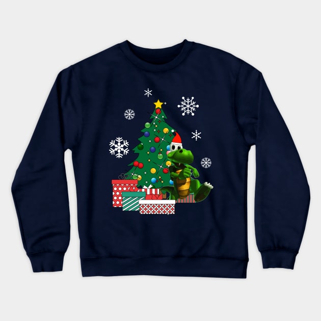 Croc Around The Christmas Tree Crewneck Sweatshirt by Nova5